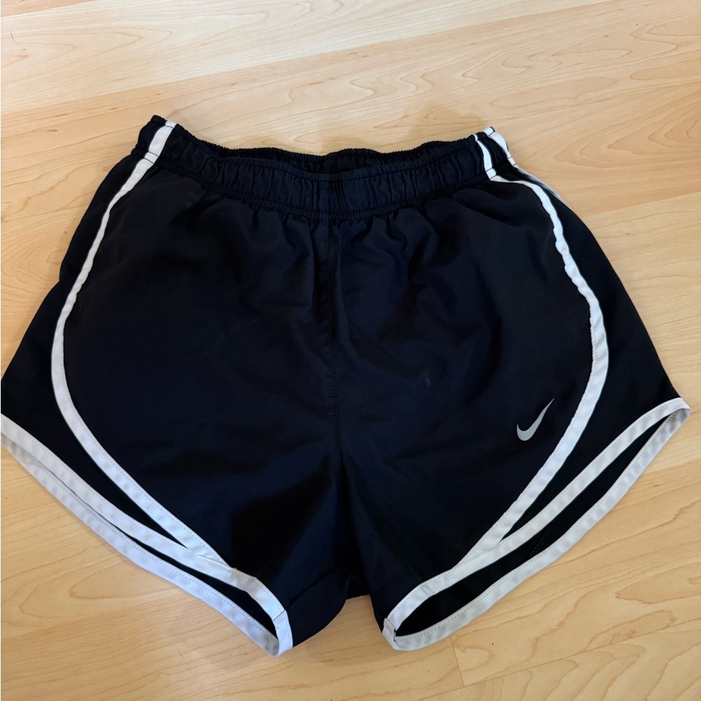 Nike Black and White Athletic Shorts
